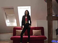 glam uk teen 18+ sucks and fucks old man's cock pov doggystyle