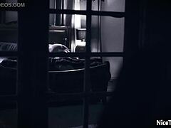 Krissy Lynn's horny kiss leads to sharing throbbing cock with lesbian lover