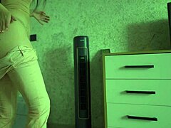 Desperate amateur wets panties peeing jeans homemade