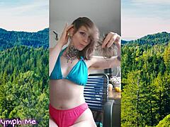 shaving my natural bush bare for new milf adventures