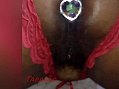 naughty black bbw shakes fat ass and juicy tits seductively