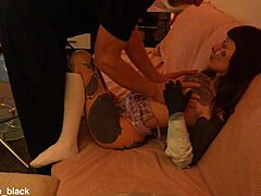 daddy i behaved bad punish me deepthroat rough fuck cum facial shaved pussy