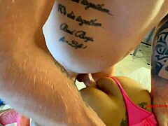 slim sexy ladyboy paula flaunts nice ass boobs and monster cock