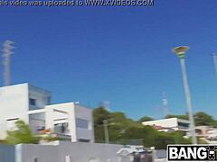 alyssia kent rides big interracial cock doggystyle bent over in public outdoor cumshot