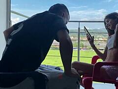 damn my latina stepsis got horny watching porn begging for my big cock deep inside