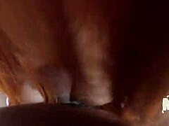 super milky neighbor's huge tits bounce on my dark black cock ride