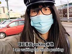 Shemale ladyboy ready for public outdoor porn shooting vlog