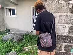 Dude, caught my coworker getting pounded doggystyle outside the office