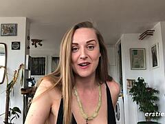 Sarah Fingers Her Perky Pussy to Orgasm