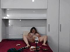 Wanna see this latina milf ride cock hard till she squirts on toys?