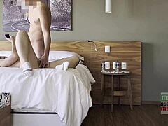 capitalina checks in hotel to get fucked but keeps chatting with hubby?