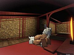 bunny whore takes hard fuck in roblox studio