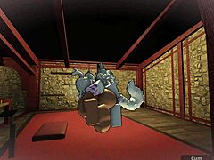 bunny whore takes hard fuck in roblox studio