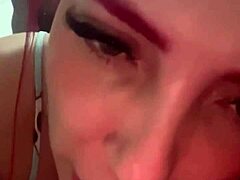 she's on a pizza call while taking big cock deep in her tight swollen black pussy pov interracial style