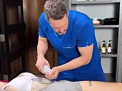 you won't believe big boobs milf sasha's tantric massage turning into huge facial cumshot!