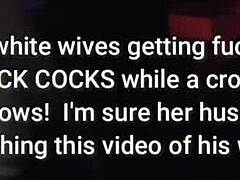 Helena Price and Luci ride BBC in adult theater as voyeurs stroke and stare