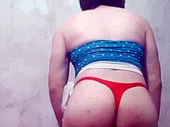 Watch carolcross twerk in thong panties crossdressing?