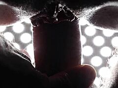 Emotional close-up penetration throbs in pretty teen's juicy wet pussy