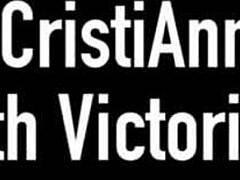 Latina Asian Cristiann fucks cunt in yoga with Victoria Monet