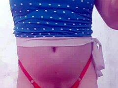 Watch carolcross twerk in thong panties crossdressing?