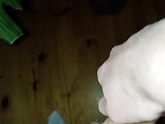 Young 18yo Strokes Cock to Explosive Cum During Intense Solo Masturbation Session