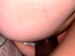 Fat teen stuffs tiny pink pussy with mom's boyfriend close-up pov