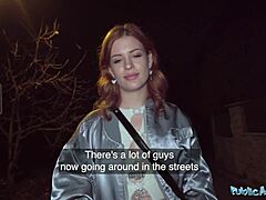 ginger babe squirts on monster cock during public pickup rough fuck