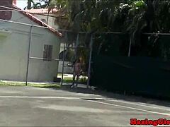 sorority hazing hides wild pussy eating on tennis court