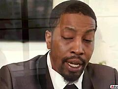 black boss rams small tits assistant anal 🍆😩💦