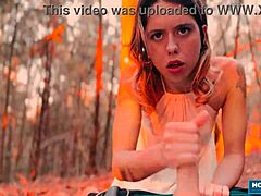 scarlett taylor and stephan rogers give in to outdoor cowgirl quickie lust