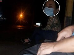 seriously risking my cock in front of this curvy latina bus slut watch her deepthroat gag and choke it rough outdoors