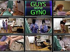 Male Nurse Jerks Off on Exam Table