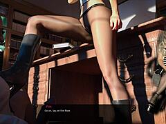 Hijab milf prison guard skips panties in ep 9! 👮‍♀️😈