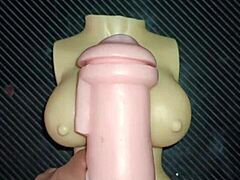 Kissy and Dolly's vaginas and asses explode with tit cumshots!!