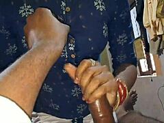 desi bhabhi massages with wet tits then deepthroats to swallow hot cum load 💦😍