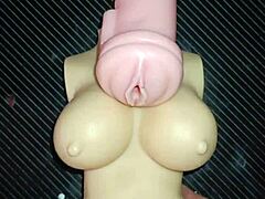 Kissy and Dolly's vaginas and asses explode with tit cumshots!!