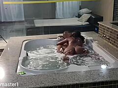 Want this favela Latina teen's big ass sitting firm on monster black cock?