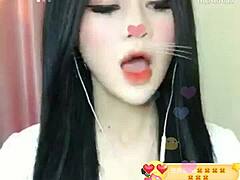super sexy korean girl livestream blowjob vibes 😍💋