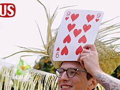 Jerkaoke orgy POV blowjobs doggystyle with Madison Morgan Rosalyn Sphinx