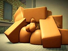 Fan Pounds Big Ass Wet Pussy Doggystyle Bathroom Creampie Explosion!