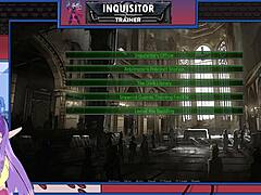 who beats this muscular babe in rough big cock game?