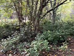 i spank and roughly fuck this cute 18+ teen pussy outdoors in forest she squirts cums in my mouth submissive domination 😩💦🍆🌲