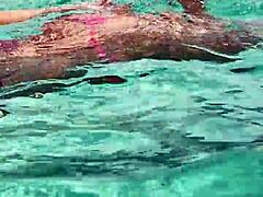 Teen girl ponders life while stuffing huge toy deep