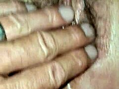 teasing my girl's wet pussy with toys up close on cam