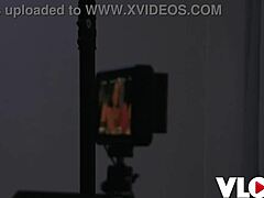 after photoshoot kama oxi bares shaved pussy for wet moaning doggystyle riding