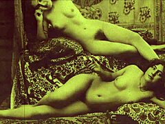 check out these hairy retro sluts in a wild vintage orgy party