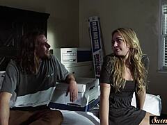 Teen Babe Takes Doggystyle Pounding After Classy Sensual Foreplay Tease