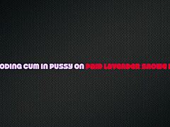 he FUCKS my goth pussy balls deep then CUMS in uterus for creampie moan