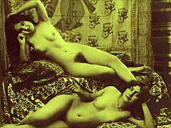 check out these hairy retro sluts in a wild vintage orgy party