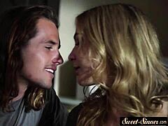 Teen Babe Takes Doggystyle Pounding After Classy Sensual Foreplay Tease